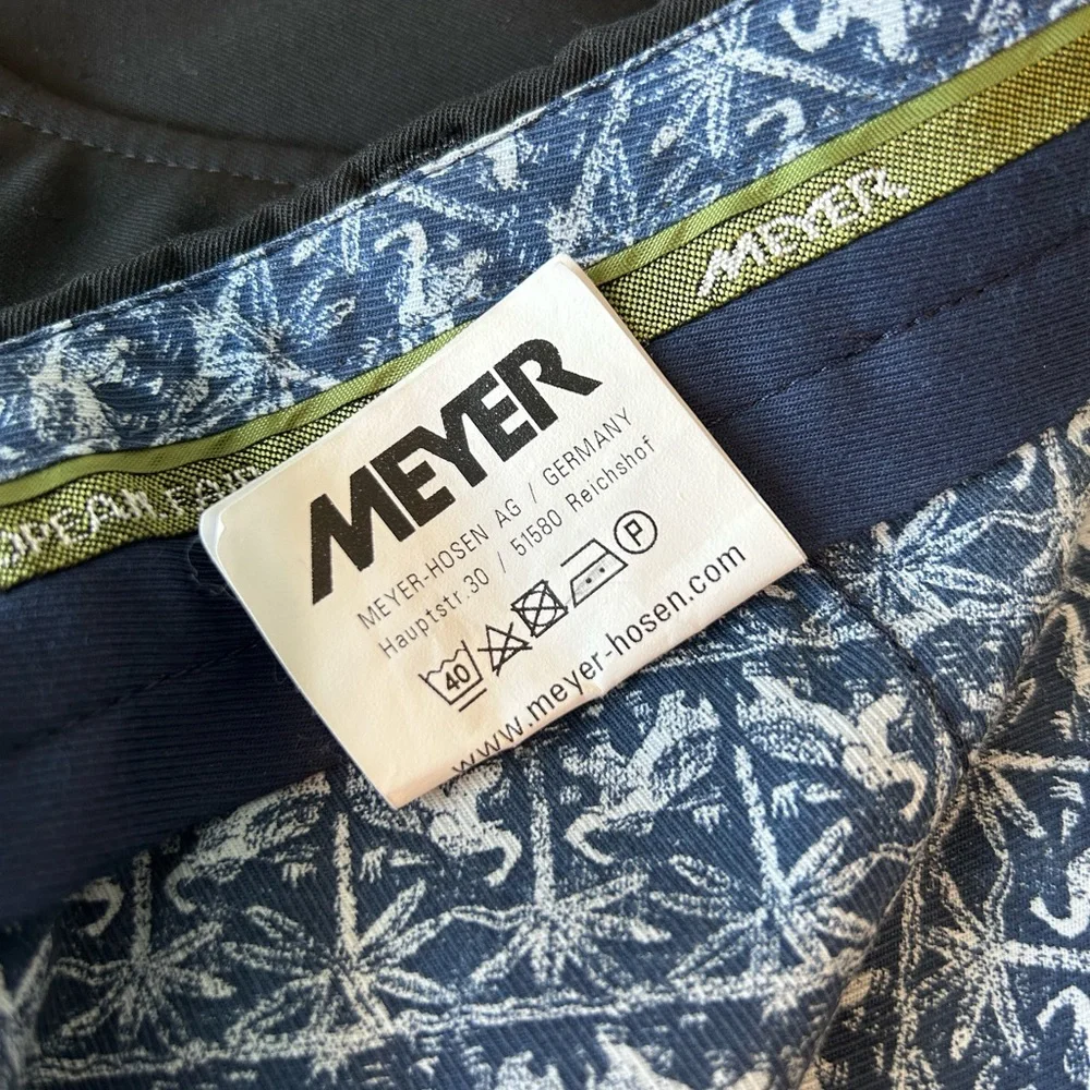MEYER Men’s European Black Dress Pants